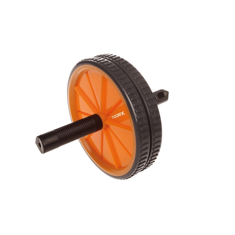 Toorx Duo Ab-Wheel i sort med orange hjul